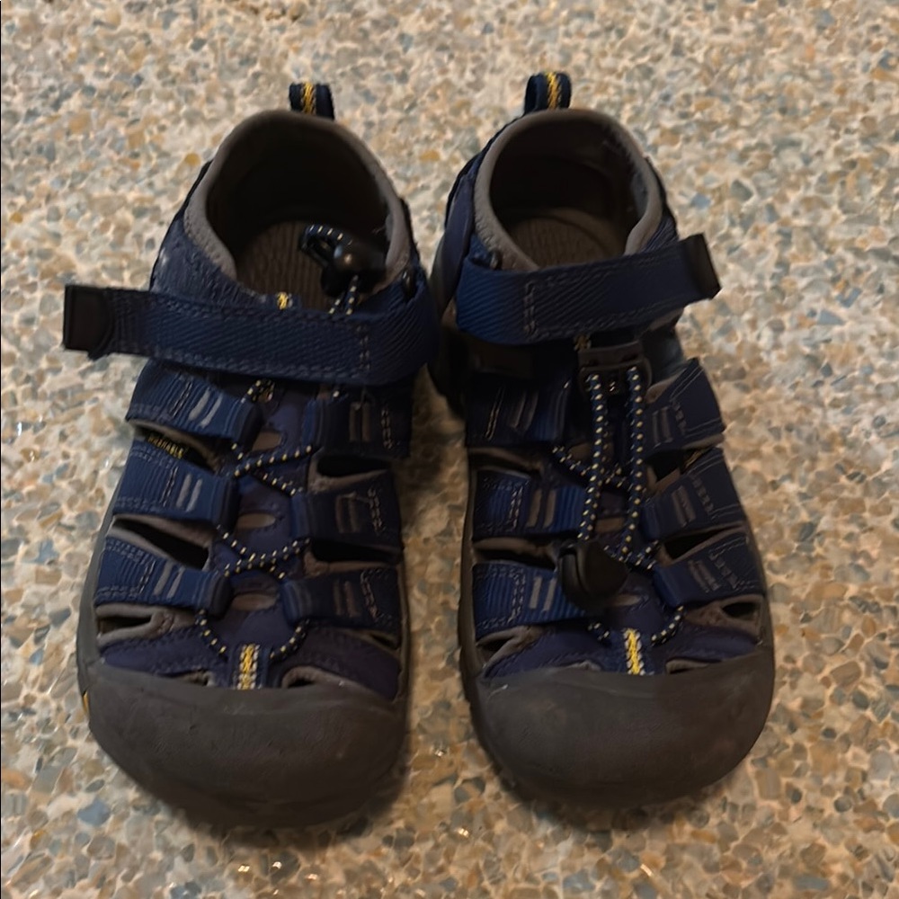 Keen Blue and Gray Sport Sandals with Adjustable Straps
